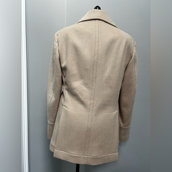 NWT Brunello Cucinelli Wool Cream Elegant Double Button Down Italy - Picture 4 of 12